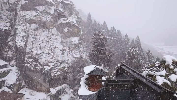 のインスタグラム：「. #山寺 影片篇 . 聽說最近山寺已經融雪了，沒有這麼好看。 但今天開始又開始下雪了， 最近要去的人還是可以期待一下喔👍 . 上禮拜去的時候雪積很深，詳見影片最後有爬下不來的崩潰樣XD . #日本東北 #山形 #東北女子travel #東北雪 #東北女子山寺 #松尾芭蕉 #1000階 #山形旅行 #日本寺廟 #東北旅遊 #絕景 #山形日和 #日本旅遊 #日本生活 #行くぜ東北 #冬のごほうびインスタキャンペーン #japantrip #loveyamagata #fuyuloveyama #yamatera #japankuru #travel98」