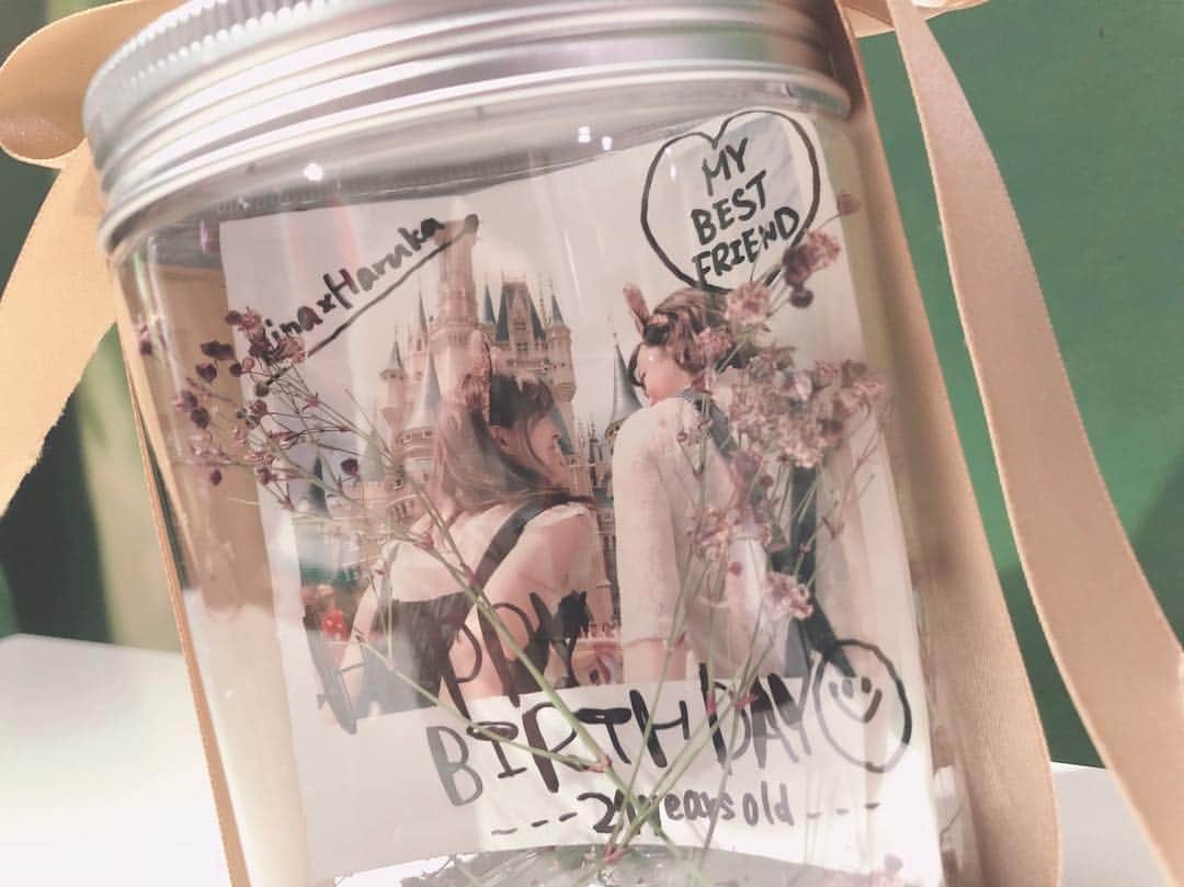 のインスタグラム：「💐 ・ ・ #happybirthday#happy#present#flower#dryflower#dry#誕生日#プレゼント」