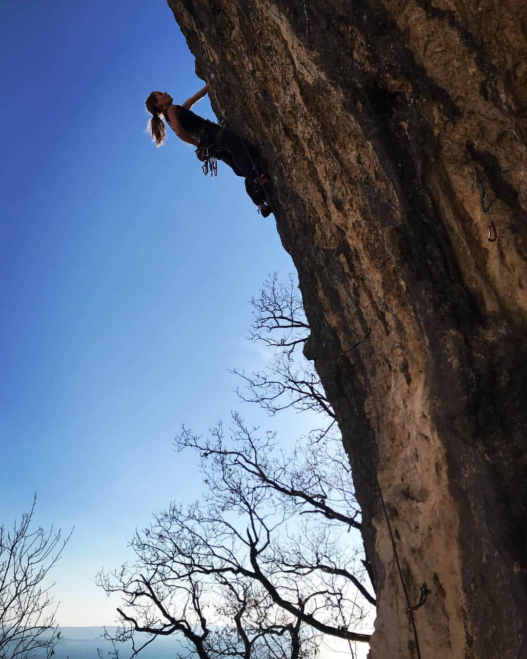 マヤ・ヴィドマーさんのインスタグラム写真 - (マヤ・ヴィドマーInstagram)「Rock climbing brings smile on my face😀😍 always ☀️🔝 @scarpaspa @camp1889 @fa_climb . #climbing #rockclimbing #napoleonica #italy #coast #sunnywinter」2月9日 4時05分 - maja.stremfelj