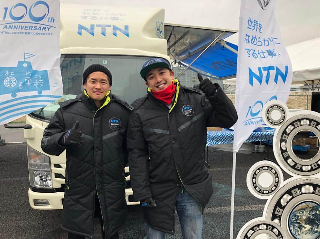 小林雄一のインスタグラム：「広報活動@ 東京 RUNRUNRUN 2019in青海 降雪-３℃のお台場に10時間いちゃ行けません。☃️ #NTN #runrunrun2019 #ランランラン #お台場 #笑顔はないけど  #生還 #お疲れ様でした」