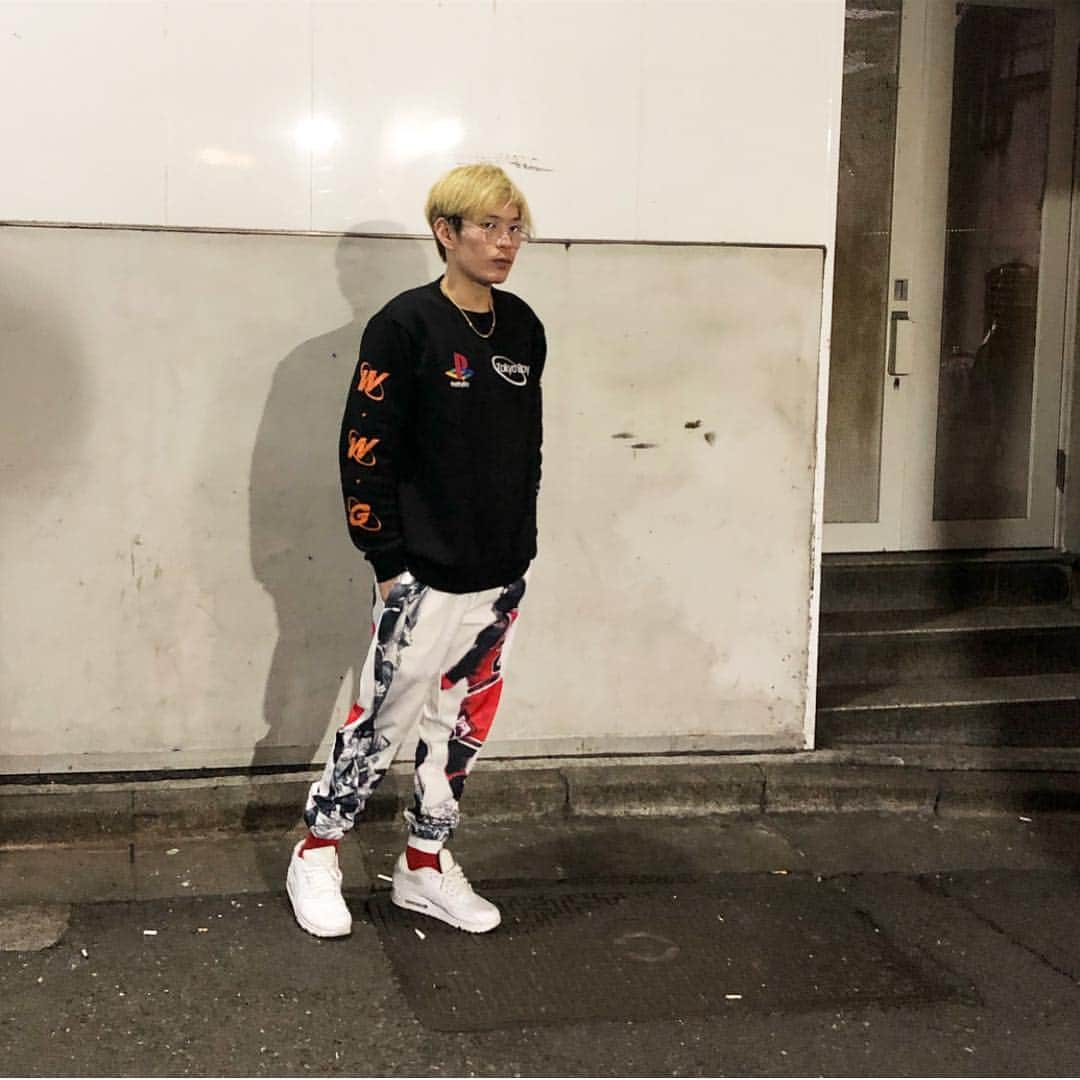 RYOUTAROUのインスタグラム：「🎮⛹️‍♀️ @prettyboygear  @whoswhogallery__  @wwg_shinjuku  #fashion #ootd #mensfashion」