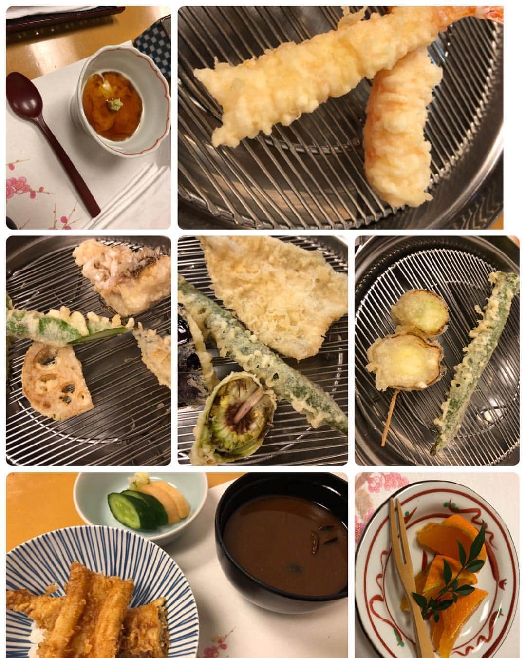 加藤あやのさんのインスタグラム写真 - (加藤あやのInstagram)「かわみーと食べに行った天ぷら☺️ こんなに食べたのに胃もたれしなかったのは、やっぱりいい油を使っているんだろうねって話してた😌 #天ぷら #日本料理 #川菜美鈴 #加藤あやの」2月11日 22時54分 - ayano_kato929