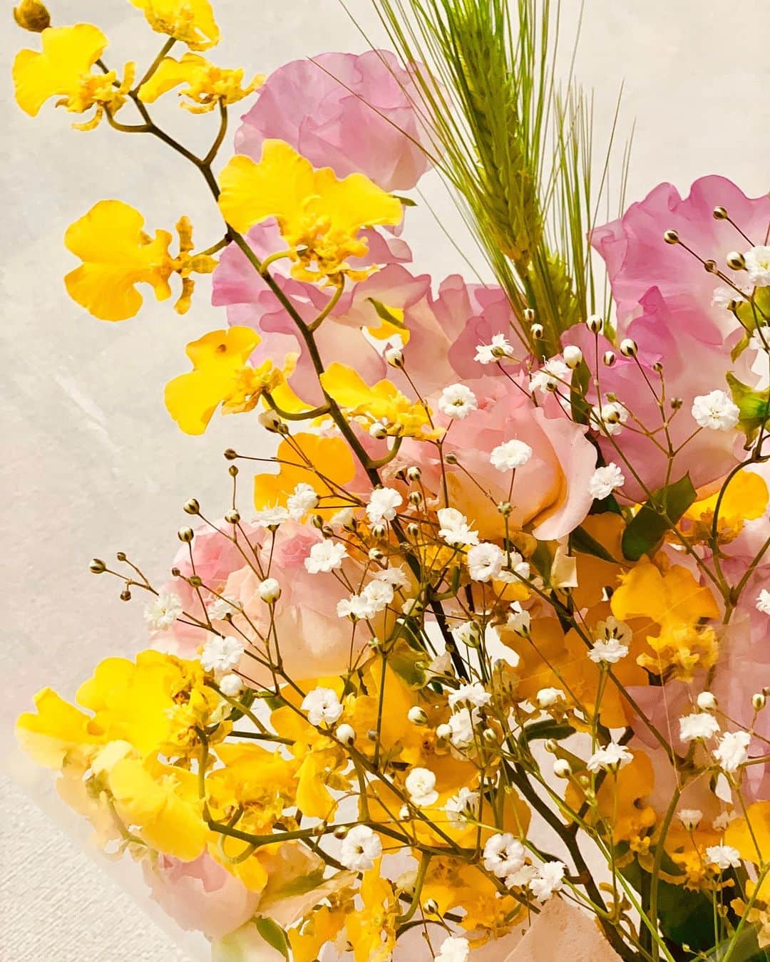 秋山ゆずきのインスタグラム：「. . とある作品 クランクインアップでした🌼 . . お花、ありがとうございます🧸」
