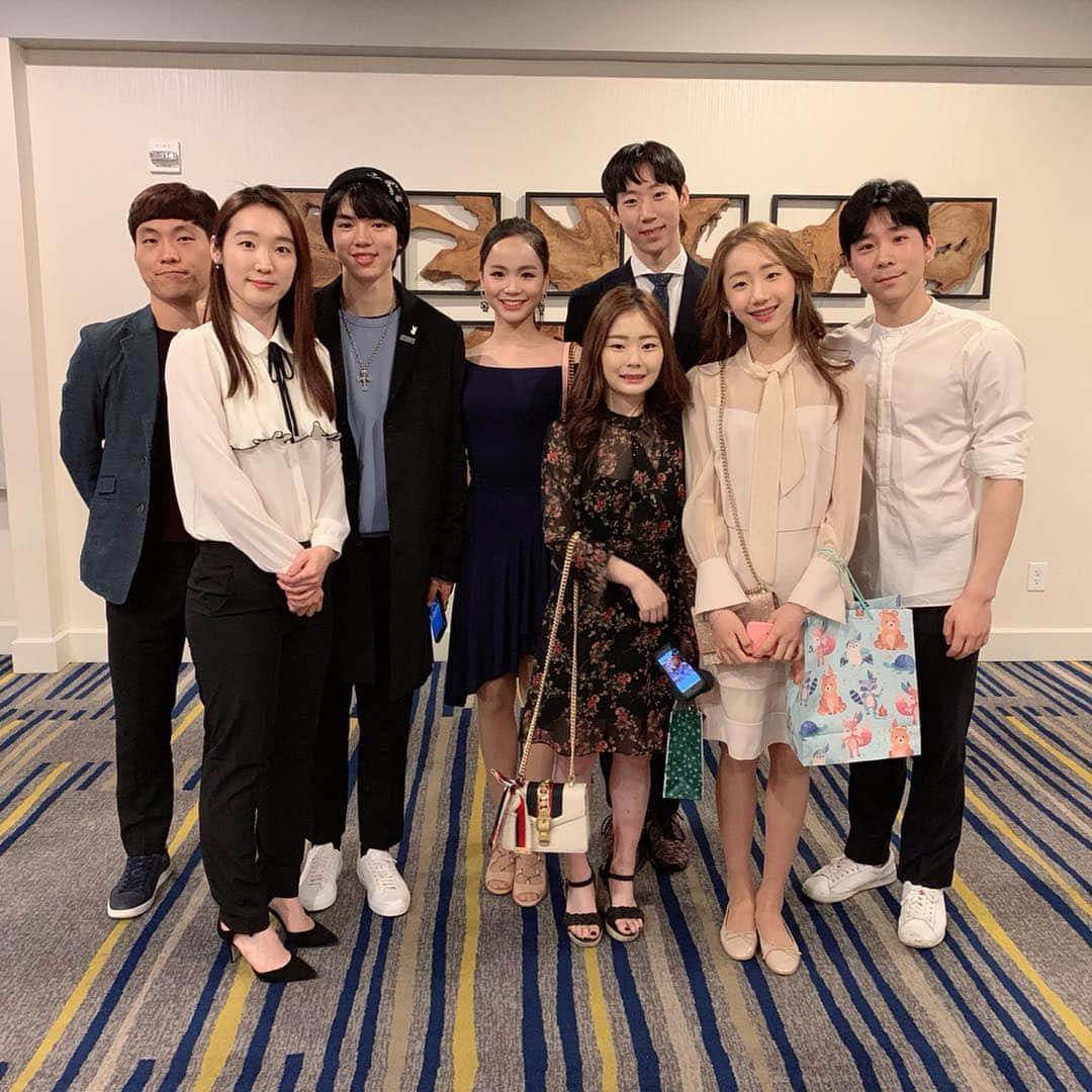 イム・ウンスさんのインスタグラム写真 - (イム・ウンスInstagram)「_ Get up and trust your self 🙏🏻 . . . #2019 #4cc #teamkorea #banquet」2月12日 14時50分 - _eunsoo_lim