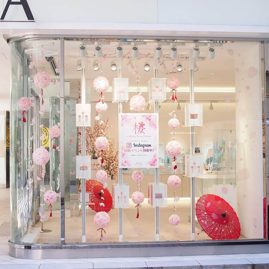 SOFINA Beauty Power Stationさんのインスタグラム写真 - (SOFINA Beauty Power StationInstagram)「【✿銀座で満開の桜をお楽しみください✿】﻿ ﻿ #ソフィーナ銀座 ’Try&Enjoy’Shopでは、大人気！『プリマヴィスタ』のピンク色のパクトを満開の桜に見立てたフォトスポットをご用意しました。﻿ .﻿ 期間中、インスタグラムに投稿いただいたお客様全員に素敵な特典を﻿ ご用意していますので、ぜひご参加ください。﻿ .﻿ 期間：4月10日（水）まで﻿ 参加方法）﻿ 店内フォトスポットにて撮影された写真に、﻿ 「#ソフィーナ銀座 」「#プリマヴィスタ 」「#桜inソフィーナ銀座 」のハッシュタグを付けて、ご自身のアカウントに投稿いただいた画面を店内スタッフまでご提示ください。もれなくコスメサンプルも当たる、おみくじが1回お引きいただけます。﻿ .﻿ 銀座へお越しの際は、ぜひお気軽にお立ち寄りください！﻿ .﻿ .﻿ #ソフィーナ銀座 #プリマヴィスタ #桜inソフィーナ銀座 #primavista #化粧下地 #ファンデーション #ベースメイク #皮脂くずれ防止下地#ソフィーナ#SOFINA  #花王ソフィーナ #銀座  #銀ブラ #さくら祭り#お花見散歩#お花見さんぽ#桜のある風景#桜の季節#ブロッサムピンク#スプリングパーティー#春イベント#春イベ#桜インテリア#春インテリア#お写ん歩#桜好き#フォトスポット#フォトスポット巡り#ペーパーフラワー#お花見日和」3月14日 18時37分 - bbk_ginza_jp