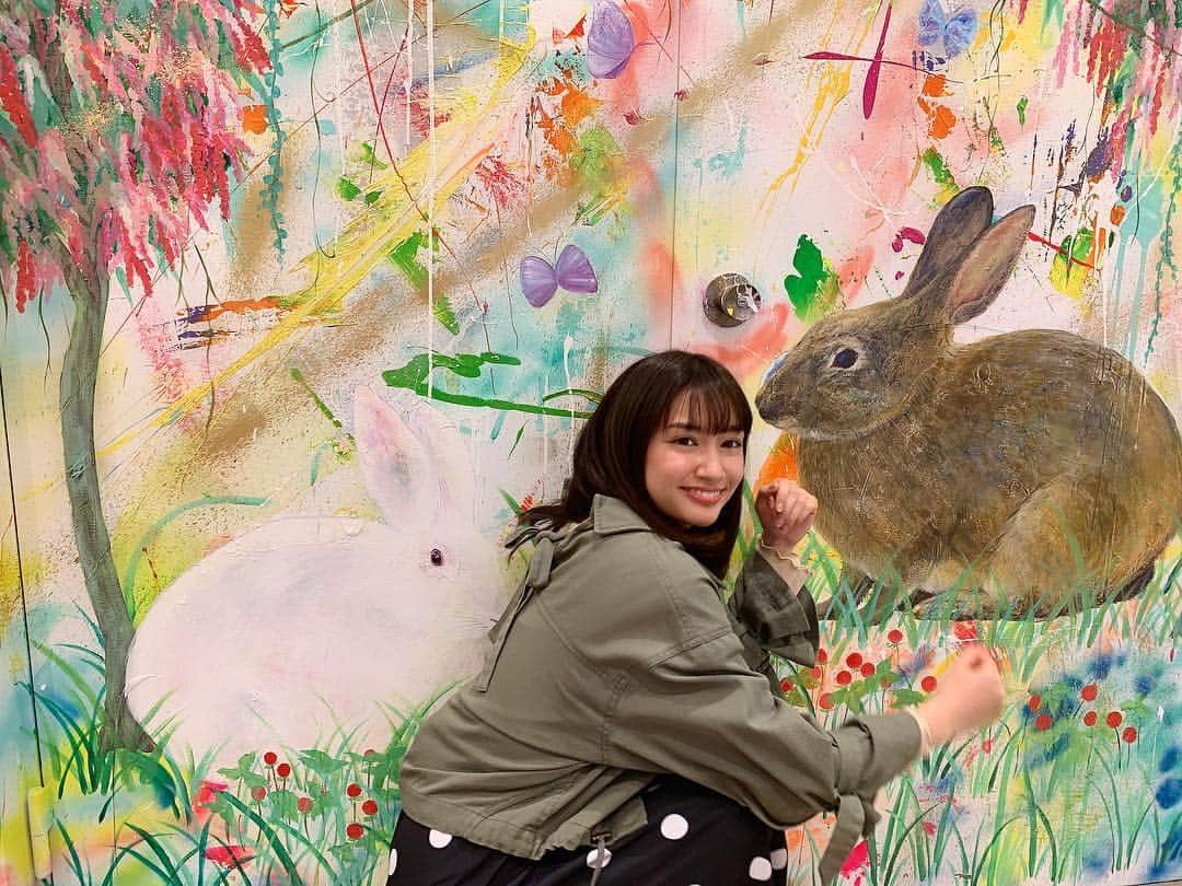 小泉遥さんのインスタグラム写真 - (小泉遥Instagram)「素敵なアート🐰❣️」3月14日 17時25分 - koiharu_official