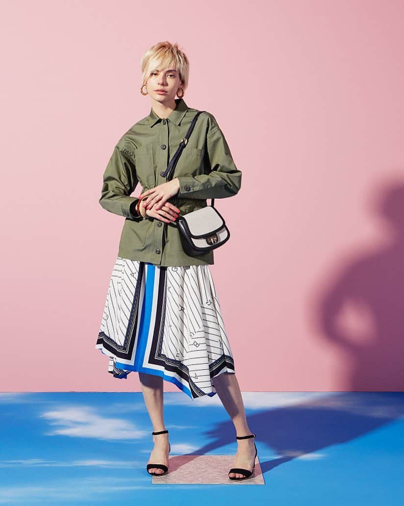 のインスタグラム：「【2019 spring】 ﻿﻿ ﻿AG by aquagirl ﻿ 2019 SPRING LOOKS✔️﻿ ﻿﻿ ▶アイテムの購入は画面をタップ♪ ﻿ ﻿﻿﻿﻿﻿﻿﻿﻿﻿﻿﻿﻿﻿﻿#agbyaquagirl ﻿#agバイアクアガール ﻿#エージーバイアクアガール」