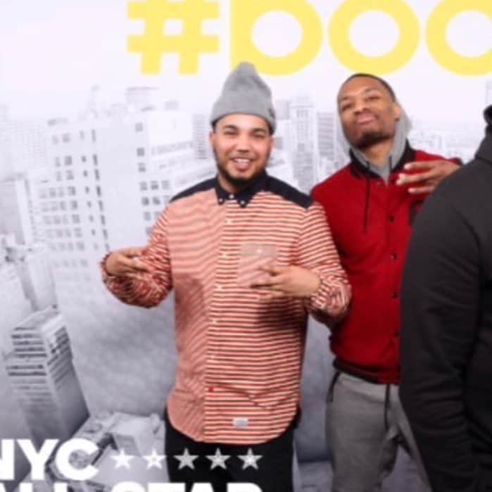 デイミアン・リラードのインスタグラム：「Happy belated bday to my bra @designer_barber ... follow my boy and wish him a good one」