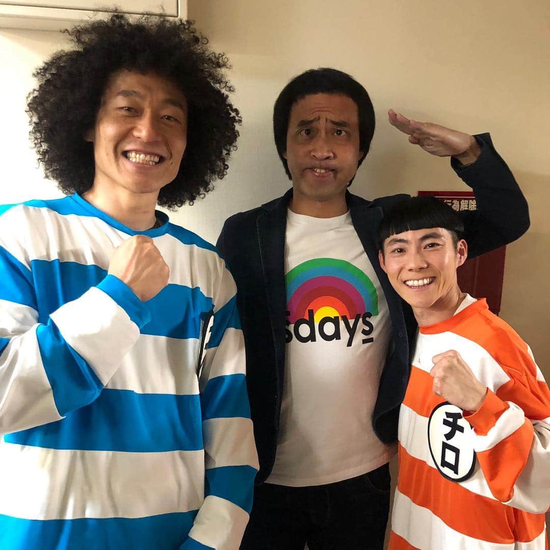 ゴンのインスタグラム：「久しぶりにお会いしたワッキーさん！ めちゃくちゃテンション上がりました！！ #優しい先輩 #NHK」