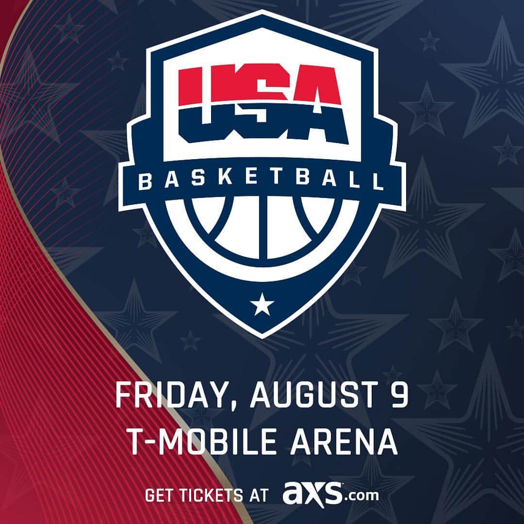 USA Basketballさんのインスタグラム写真 - (USA BasketballInstagram)「🎟 Tickets for the USA Men’s National Team’s domestic exhibitions go on sale on Friday, March 15 at 10 AM PDT」3月14日 11時45分 - usabasketball