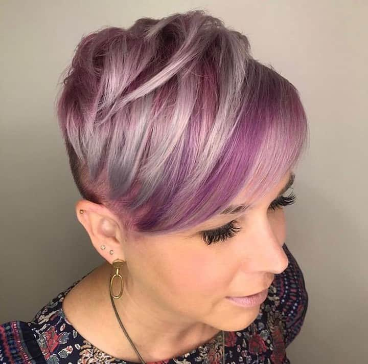 CosmoProf Beautyさんのインスタグラム写真 - (CosmoProf BeautyInstagram)「Pretty Purple Pixie💜✂ ✨ @emilyandersonstyling used all @matrix SoColor Cult colors. Styled with @bedheadbytigi Small Talk, Manipulator Texturizer and Head Rush. ✨ This month, save 30% on select TIGI hair sprays and stylers at #cosmoprofbeauty where you are #licensedtocreate . . . . . #repost #tigiprofessional #bedheadbytigi #matrixcolor #matrixhair #pixiecut #pixiehair #purplehair #lavenderhair #lilachair」3月14日 12時12分 - cosmoprofbeauty