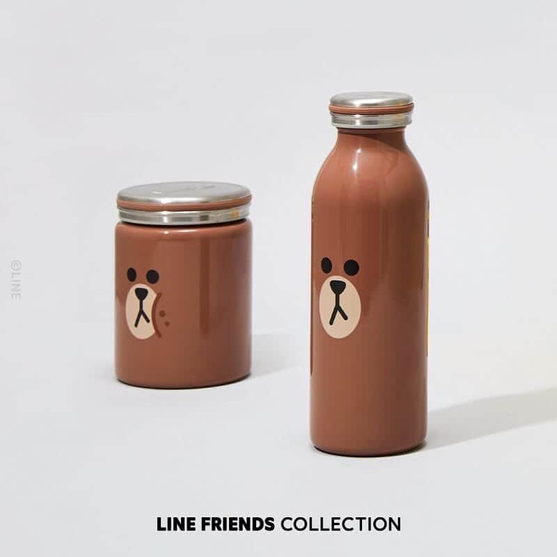 LINE FRIENDS_JPさんのインスタグラム写真 - (LINE FRIENDS_JPInstagram)「LINE FRIENDS COLLECTION﻿ グローバルオンラインセレクトショップ OPEN！﻿ ﻿ BROWN & FRIENDS | MOSH﻿ ドリンクボトルやフードジャーは本日限定販売🎉﻿ ﻿ 今すぐアクセス﻿ lin.ee/eb9ZYp2﻿ ﻿ #LINEFRIENDS﻿ #LINEFRIENDSCOLLECTION」3月14日 12時13分 - linefriends_jp