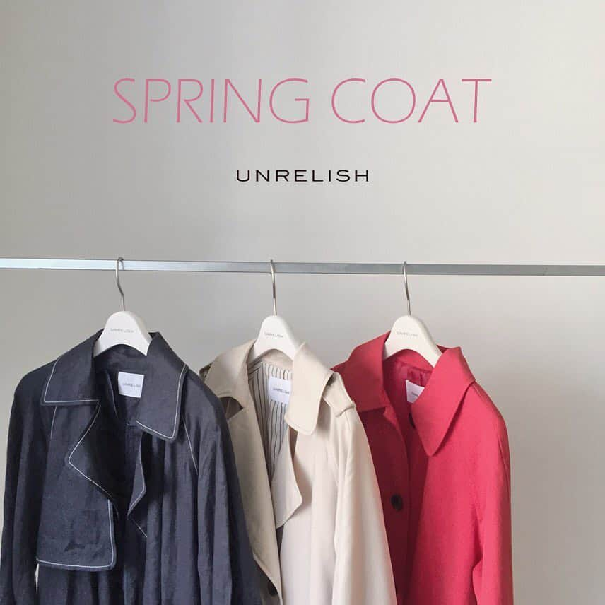 UNRELISHさんのインスタグラム写真 - (UNRELISHInstagram)「. . SPRING COAT . 3.14(Thu)-24(Sun) ▶︎対象のトレンチコートが1,000yen OFF!! . . #UNRELISH #アンレSNAP #トレンチコート #ロングトレンチ #変形トレンチ #リネンコート」3月14日 12時43分 - unrelish_official