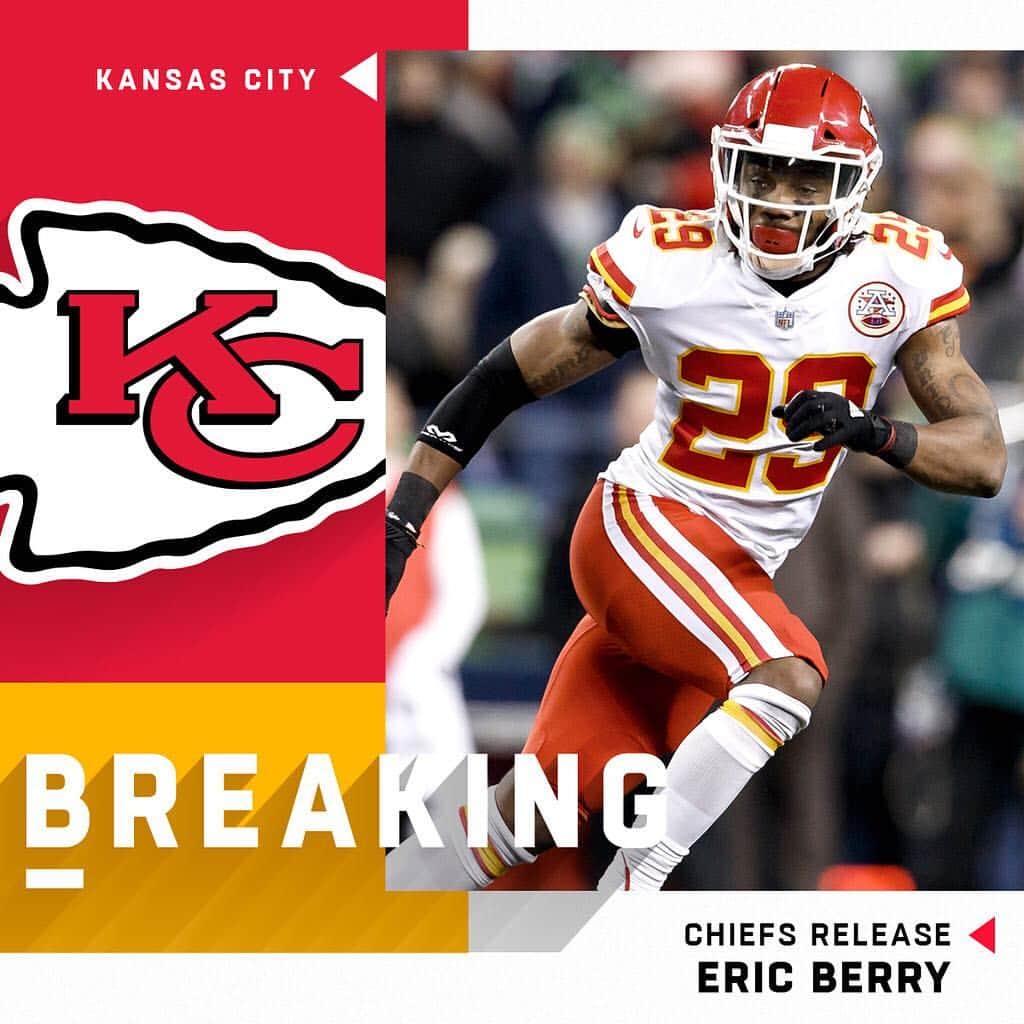 NFLさんのインスタグラム写真 - (NFLInstagram)「The @Chiefs have released safety Eric Berry. 📷: @rkangphoto/NFL」3月14日 12時48分 - nfl