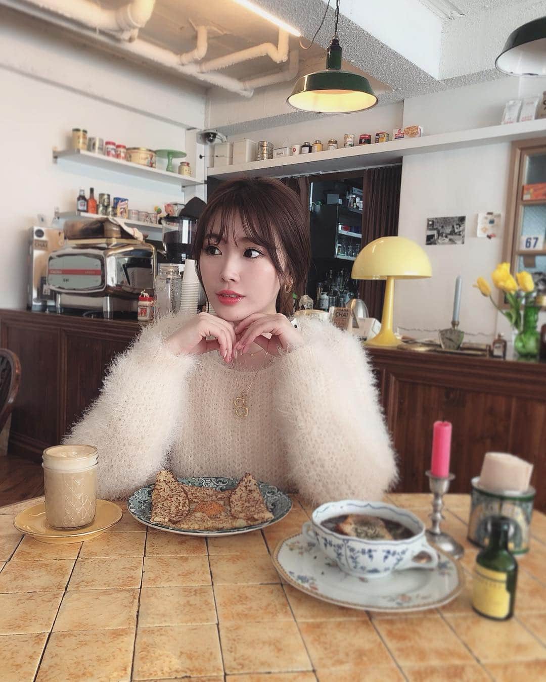 藤川沙弥のインスタグラム：「またまた🇰🇷♡﻿ このお店、2回フラれてて←﻿ やっと来れた🥰♥️﻿ ﻿ #saya_korea﻿ ←韓国記事はこちらにまとめてます💁‍♀️💛」