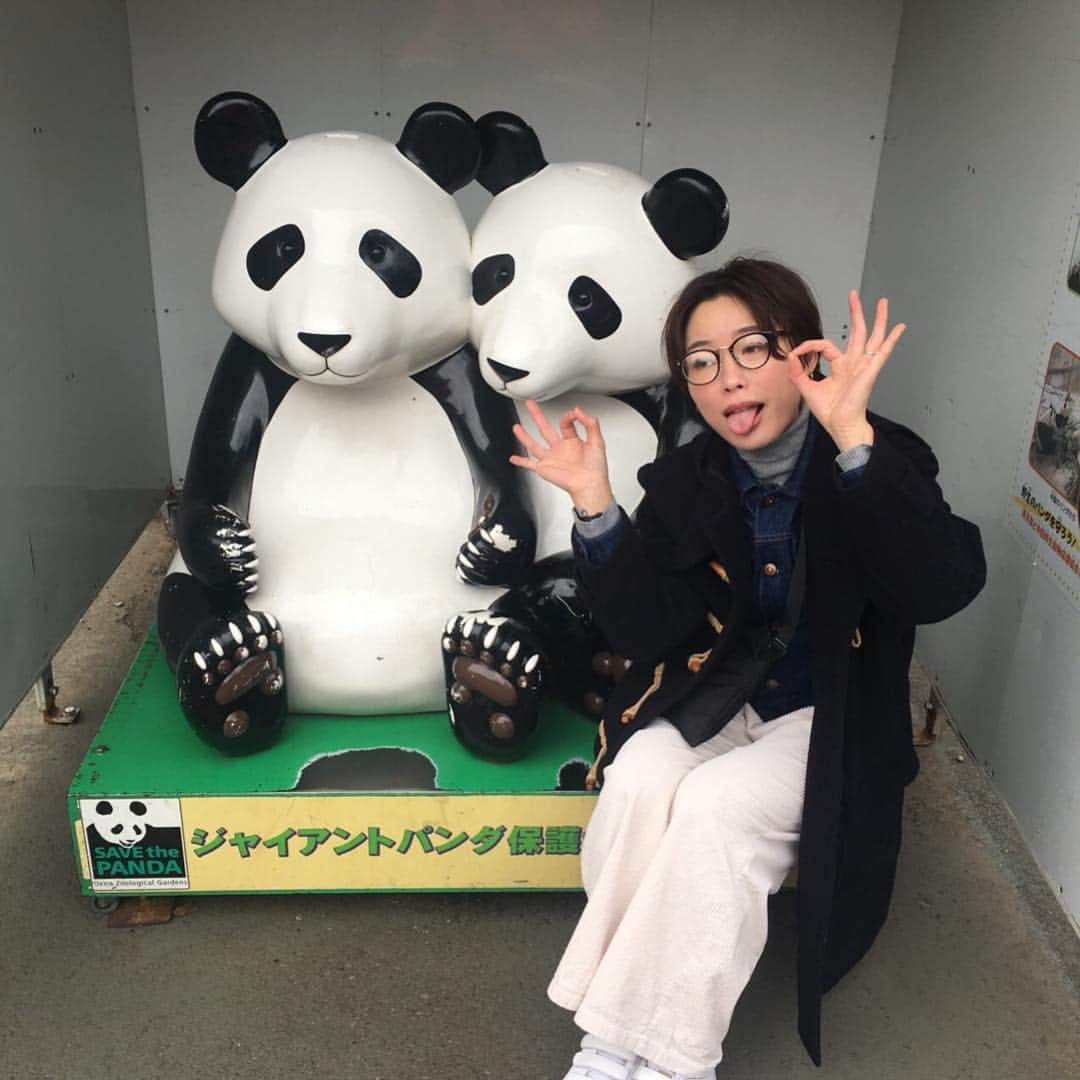 ナカヤマユキコさんのインスタグラム写真 - (ナカヤマユキコInstagram)「. リスペクトを込めて🐼 . . . . . #パンダのおめめがつけまつげ  #よしお兄さんありがとう #Eテレ大好きおばさん #白目できないおばさん」3月14日 13時45分 - iam_uk