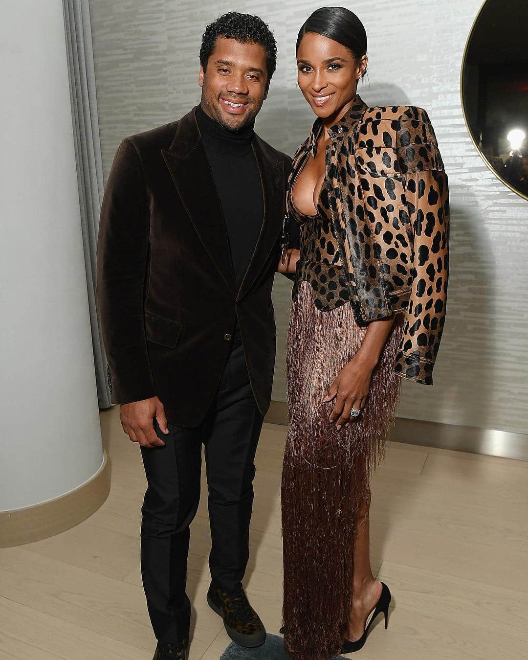 Just Jaredさんのインスタグラム写真 - (Just JaredInstagram)「@ciara & @dangerusswilson coordinate in @tomford as they attend the party for her new @instylemagazine cover! #Ciara #RussellWilson #TomFord #InStyleMagazine Photos: Getty」3月14日 13時43分 - justjared