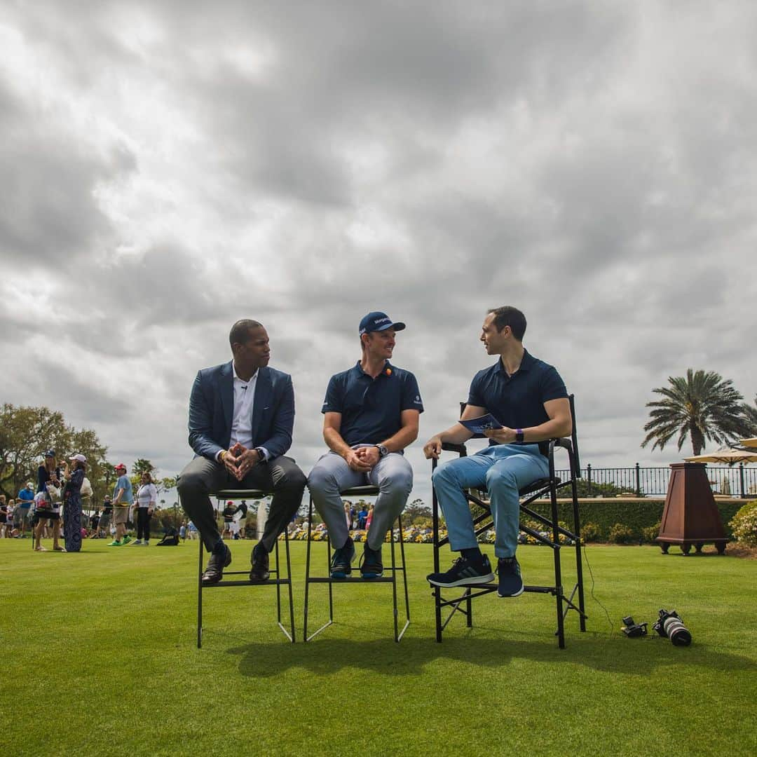 ジャスティン・ローズさんのインスタグラム写真 - (ジャスティン・ローズInstagram)「Behind the scenes with @morgan.stanley and Mandell Crawley on-site @THEPLAYERSChamp  #TeamRose」3月14日 14時38分 - justinprose99