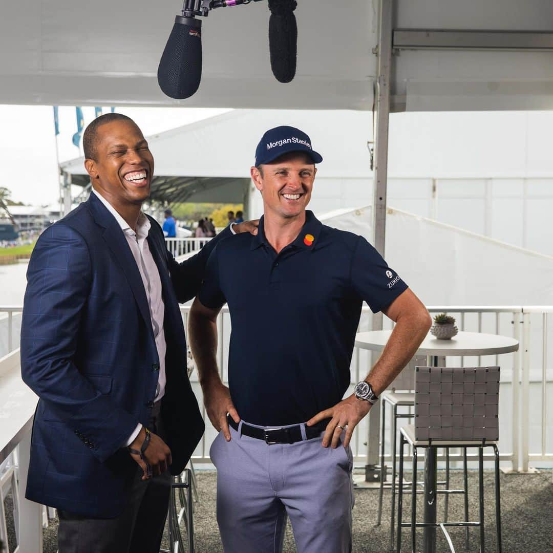 ジャスティン・ローズさんのインスタグラム写真 - (ジャスティン・ローズInstagram)「Behind the scenes with @morgan.stanley and Mandell Crawley on-site @THEPLAYERSChamp  #TeamRose」3月14日 14時38分 - justinprose99