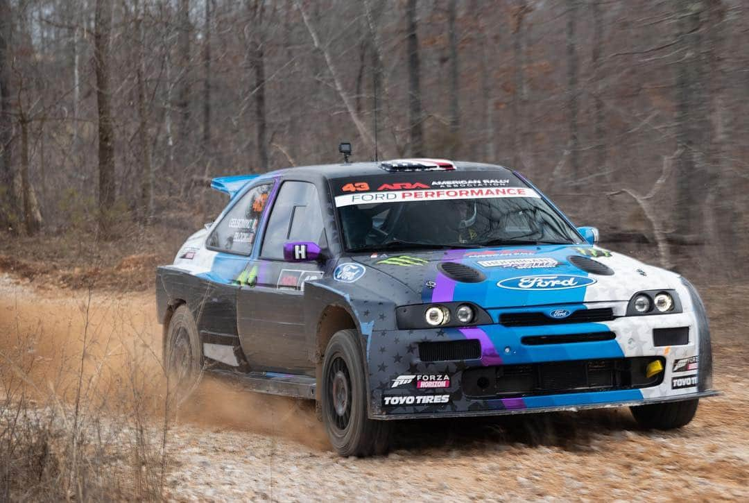 ケン・ブロックさんのインスタグラム写真 - (ケン・ブロックInstagram)「Test service location vibes. First real gravel test with my new Ford Escort RS Cossie V2 in rural Missouri, just south of Salem. #CossieWorldTour #BlockEscortCossieV2」3月14日 15時10分 - kblock43