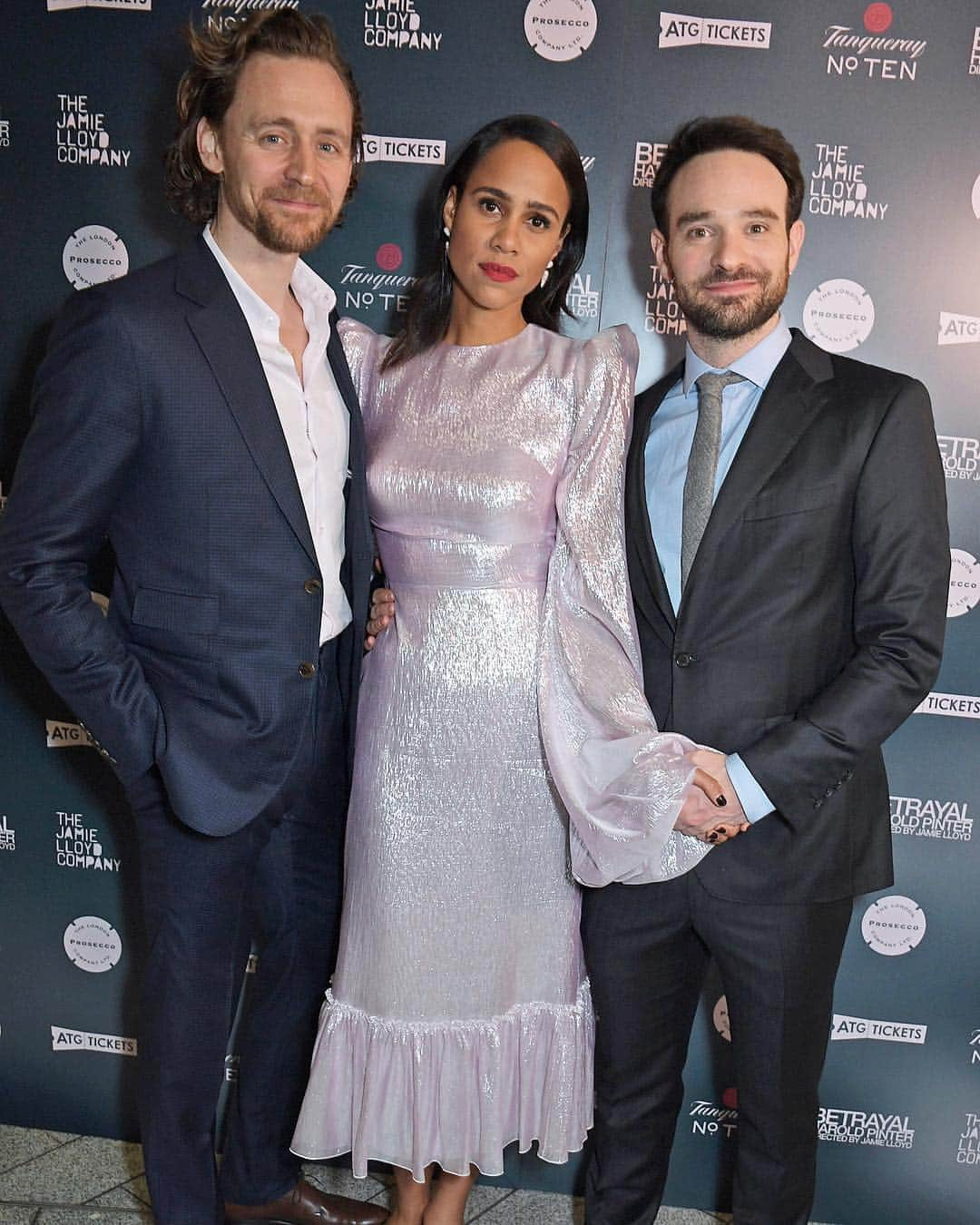 Just Jaredさんのインスタグラム写真 - (Just JaredInstagram)「@twhiddleston @zawe & Charlie Cox celebrate opening night of their new play “Betrayal”! #TomHiddleston #ZaweAshton #CharlieCox #Betrayal Photos: Getty」3月14日 15時39分 - justjared