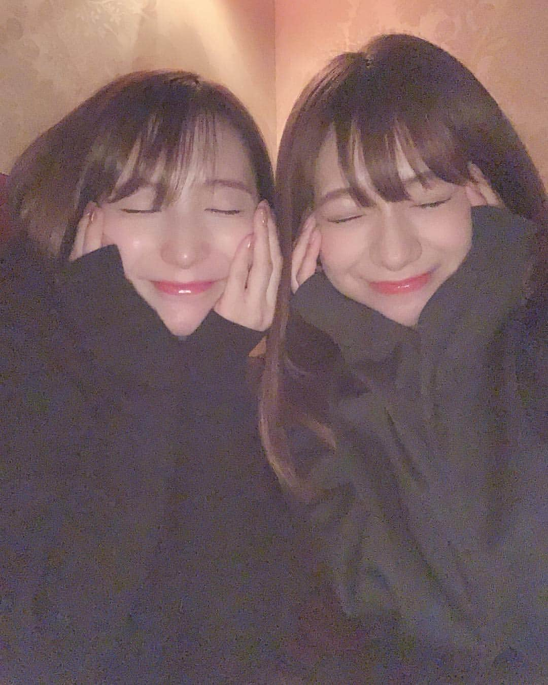 堀みづきさんのインスタグラム写真 - (堀みづきInstagram)「さやぴとデート❤️ 幸せそうな顔してる🥺 連写してて、気付いたら同じ顔になってたよ👯‍♀️🌟 #ごはんからのカフェはしご #女子トーク #次はディズニー🐭💕」3月10日 16時20分 - mizuki_027