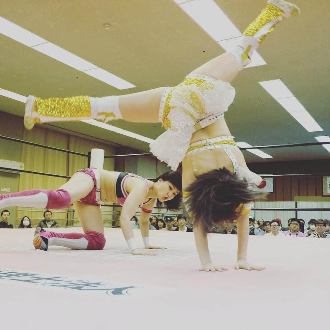 山下実優さんのインスタグラム写真 - (山下実優Instagram)「It was a fun fight.🔥🔥 #prowrestling  #tjpw」3月10日 21時59分 - miyu.yamashita