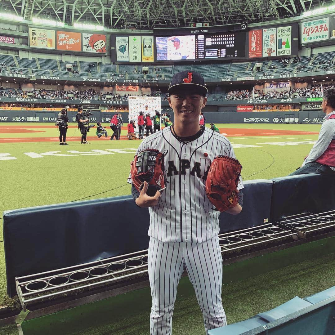 山本由伸さんのインスタグラム写真 - (山本由伸Instagram)「侍JAPAN⚔ 貴重な経験できました⚾️ シーズンに向けてがんばります🔥 @ipselect_official  @onyone_baseball_official  #侍ジャパン #ipselect #オンヨネ」3月11日 15時22分 - yoshinobu__yamamoto