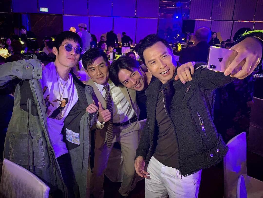 呉建豪さんのインスタグラム写真 - (呉建豪Instagram)「F4⁉️ @donnieyenofficial @andyonimal @straightblast5 #legendaryselfie #aboutlastnight #HKdirectorsGuild」3月11日 17時00分 - vannesswu