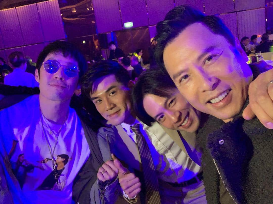 呉建豪さんのインスタグラム写真 - (呉建豪Instagram)「F4⁉️ @donnieyenofficial @andyonimal @straightblast5 #legendaryselfie #aboutlastnight #HKdirectorsGuild」3月11日 17時00分 - vannesswu