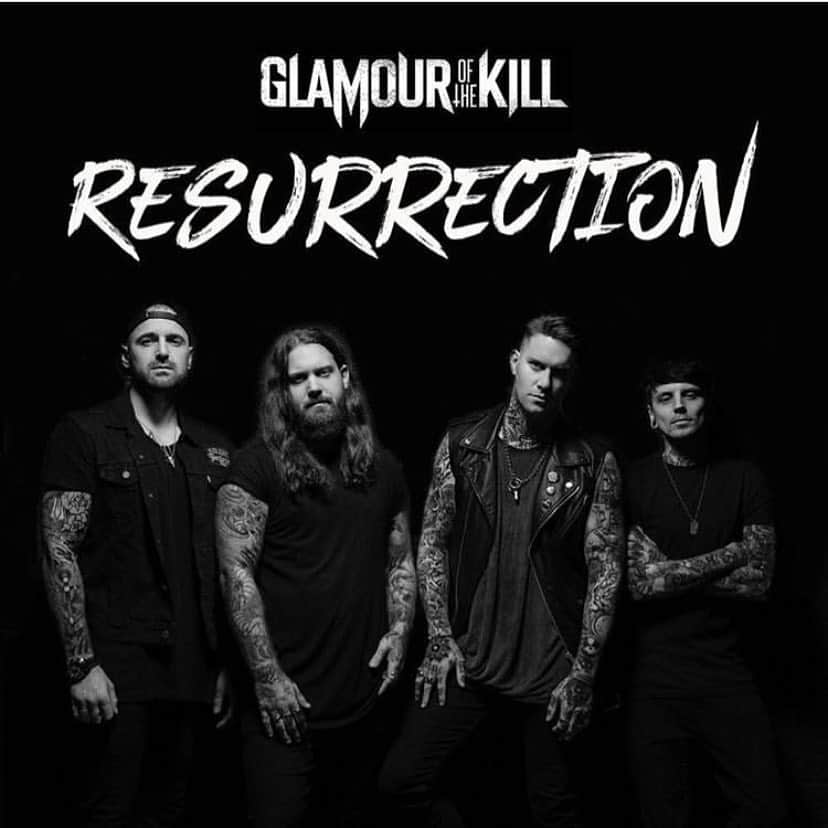 グラマー・オブ・ザ・キルのインスタグラム：「A very big thank you to @danielpcarter for playing our newest Single #Resurrection on The @radio1rockshow last night. Daniel first played Rise from your Grave 11 years ago. Thanks for the continued support 🤘」