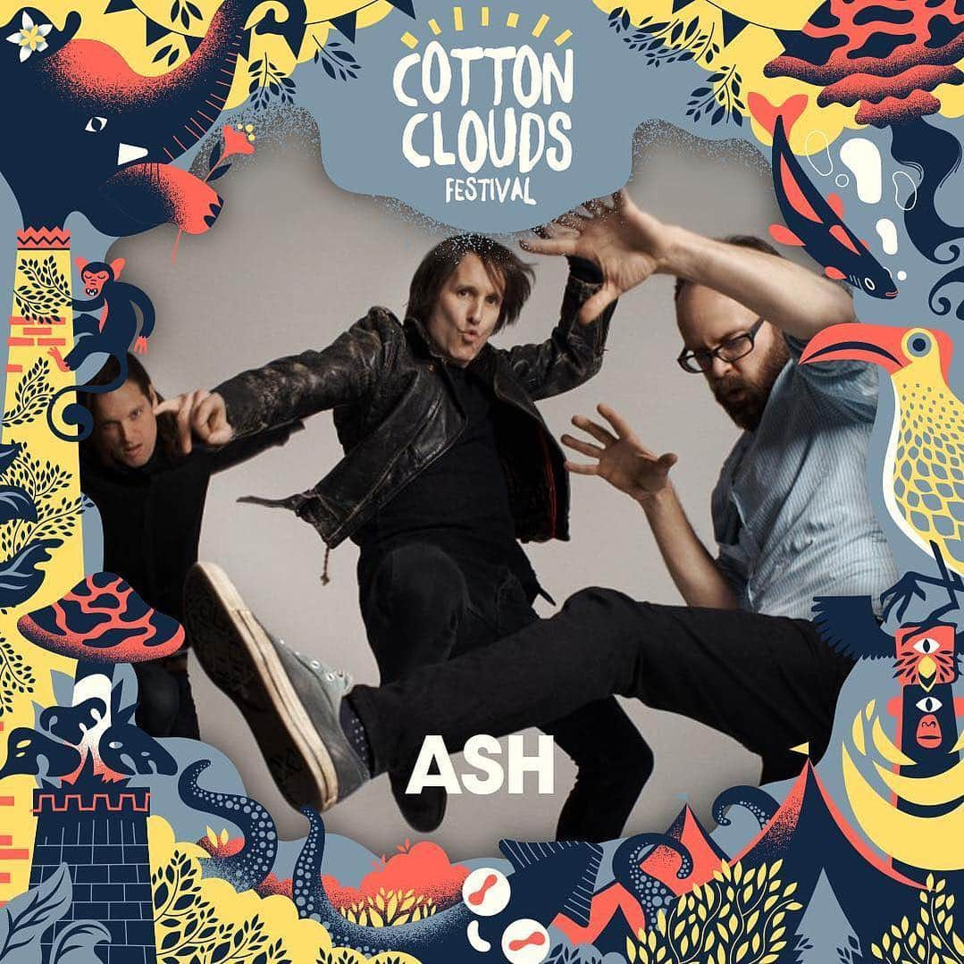 アッシュさんのインスタグラム写真 - (アッシュInstagram)「We’re playing the main stage at @cottoncloudsfestival in Saddleworth on Friday, August 16. 🤘🏼 Get your tickets now at www.cottoncloudsfestival.com #ashtag #ashband #ash #festivals」3月11日 23時50分 - ash_1977