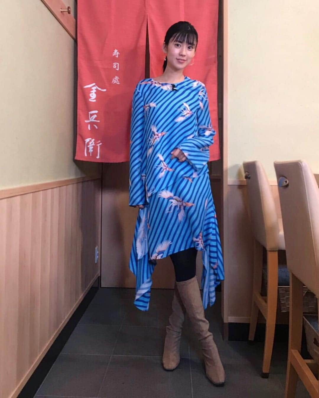 渡辺早織さんのインスタグラム写真 - (渡辺早織Instagram)「最高に旨い寿司🍣 昨日もみてくださった方ありがとうございました。web版もぜひチェックしてみてね。 衣装クレジットはタグ付けしています👗 #早川光の最高に旨い寿司 #BS12 #名店のおつまみ」3月12日 10時52分 - _watanabesaori_