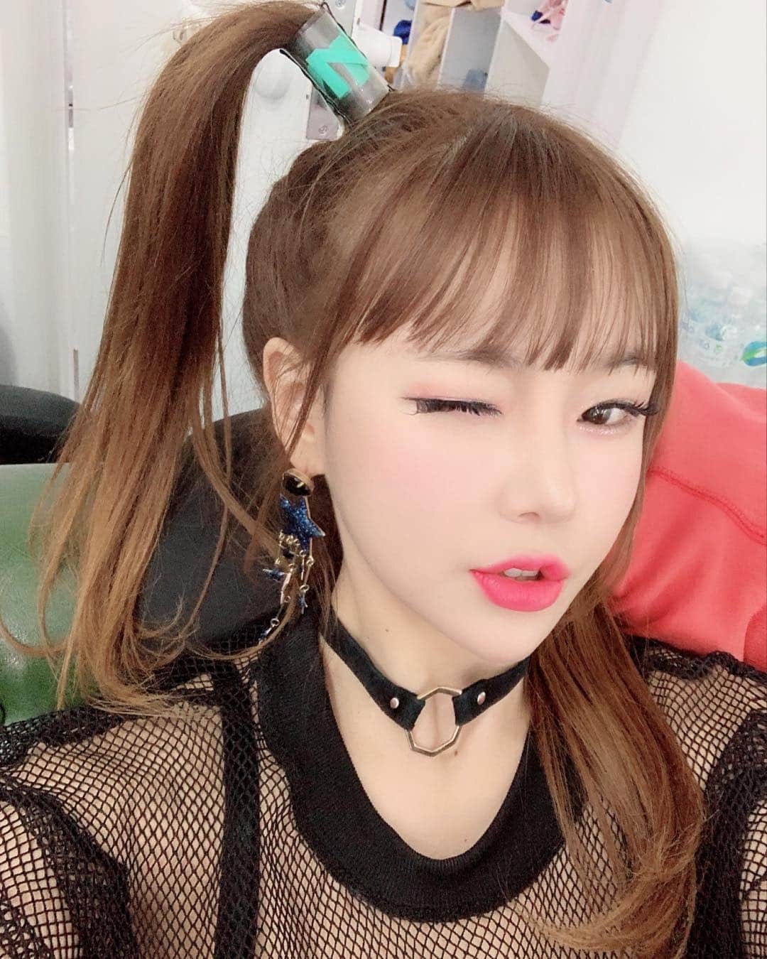 hyeriのインスタグラム：「아침부터바뿌다 언제가지....전주까지.. #레이샤#laysha#바쁜아침#혜리#hyeri#전주」