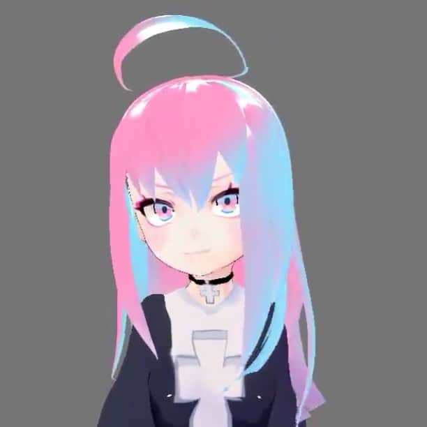 のインスタグラム：「#VRoid #てん死ちゃん #死そ」