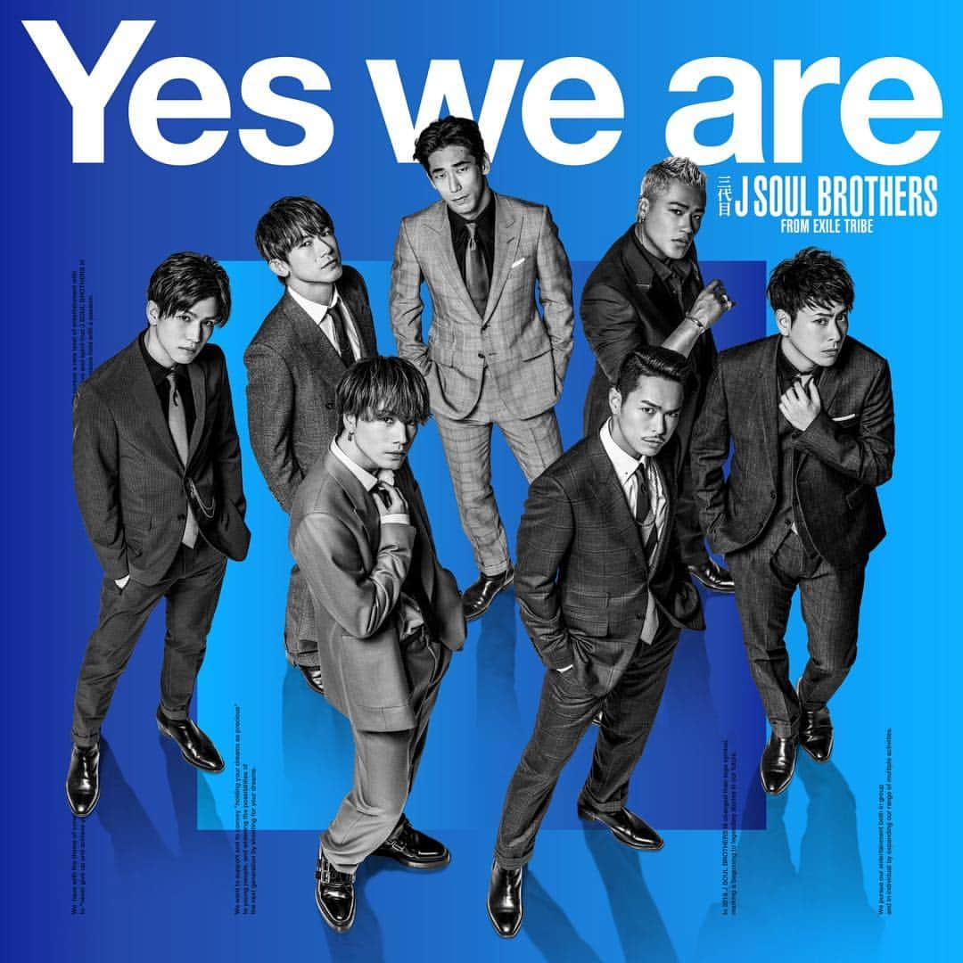 登坂広臣さんのインスタグラム写真 - (登坂広臣Instagram)「#三代目JSOULBROTHERS New Single 『Yes we are』 release🌈 #JSB #三代目」3月13日 14時52分 - omi.cdl