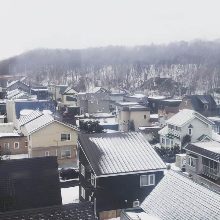 高野進のインスタグラム：「雪の北海道。 春はもう少し先か。」