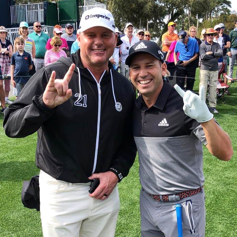 セルヒオ・ガルシアさんのインスタグラム写真 - (セルヒオ・ガルシアInstagram)「Another Longhorn! 🤘@rogerclemens」3月14日 0時28分 - thesergiogarcia