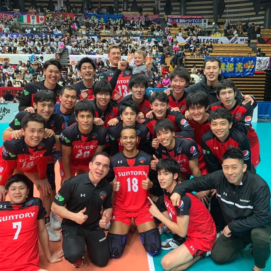 のインスタグラム：「東京大会 2連勝♪ 応援ありがとうございました！ レギュラーラウンド2位通過が確定しました！ F6に向けて調子を上げていきましょう♪ 応援よろしくお願いします♪ #18勝目 #19勝目 #2連勝 #サンバーズ」