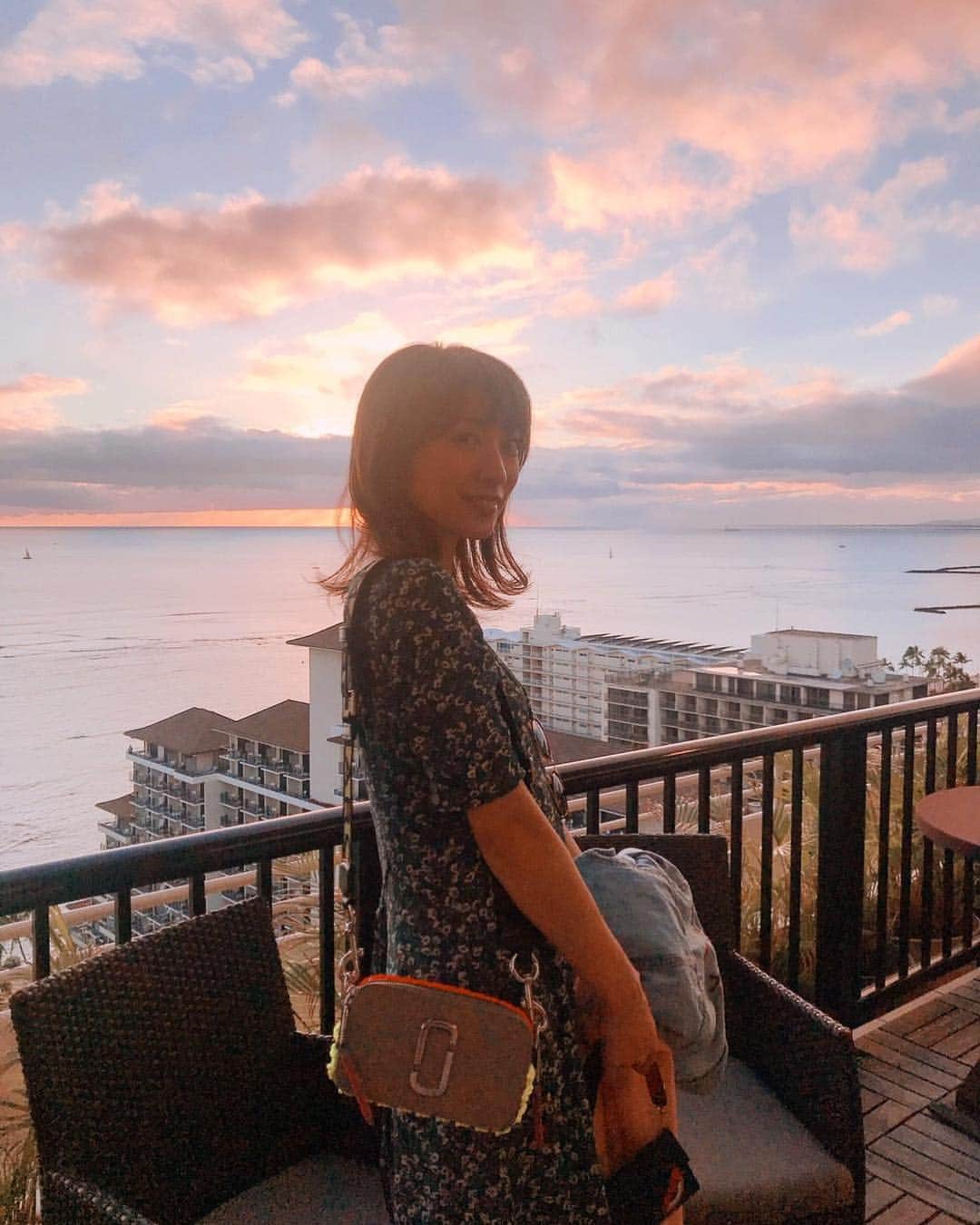 瀬口かなさんのインスタグラム写真 - (瀬口かなInstagram)「sunset☀️☺️🌴 #hawaii #honolulu #sunset」2月18日 17時36分 - seguchikana