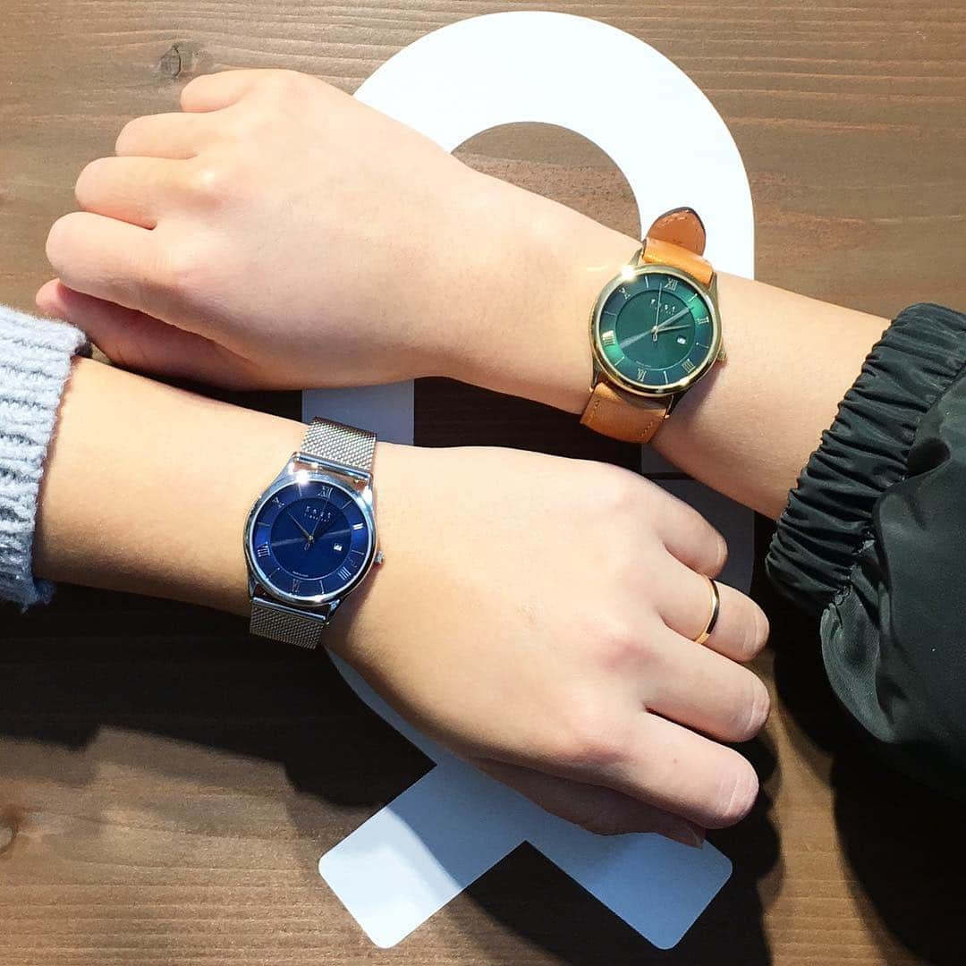 Maker's Watch Knotさんのインスタグラム写真 - (Maker's Watch KnotInstagram)「Maker's Watch Knot @makers_watch_knot CS-32SVNV / MS-18SVSV CS-32YGGN / TT-16OKRG  #knot #knot_official #knot_watch #ladies solar #solar watch #omotesando #Tokyo #tochigileather  #musubuproject  #sapphireglass  #watch #madeinjapan #knotwatch #ノット #日本製 #腕時計 #レディースソーラー #栃木レザー #サファイアガラス #カスタムウォッチ #表参道ギャラリーショップ #日本觀光 #表參道 #表參道逛街 #客製化腕錶 #客製化體驗 #日本職人文化」2月18日 18時56分 - makers_watch_knot