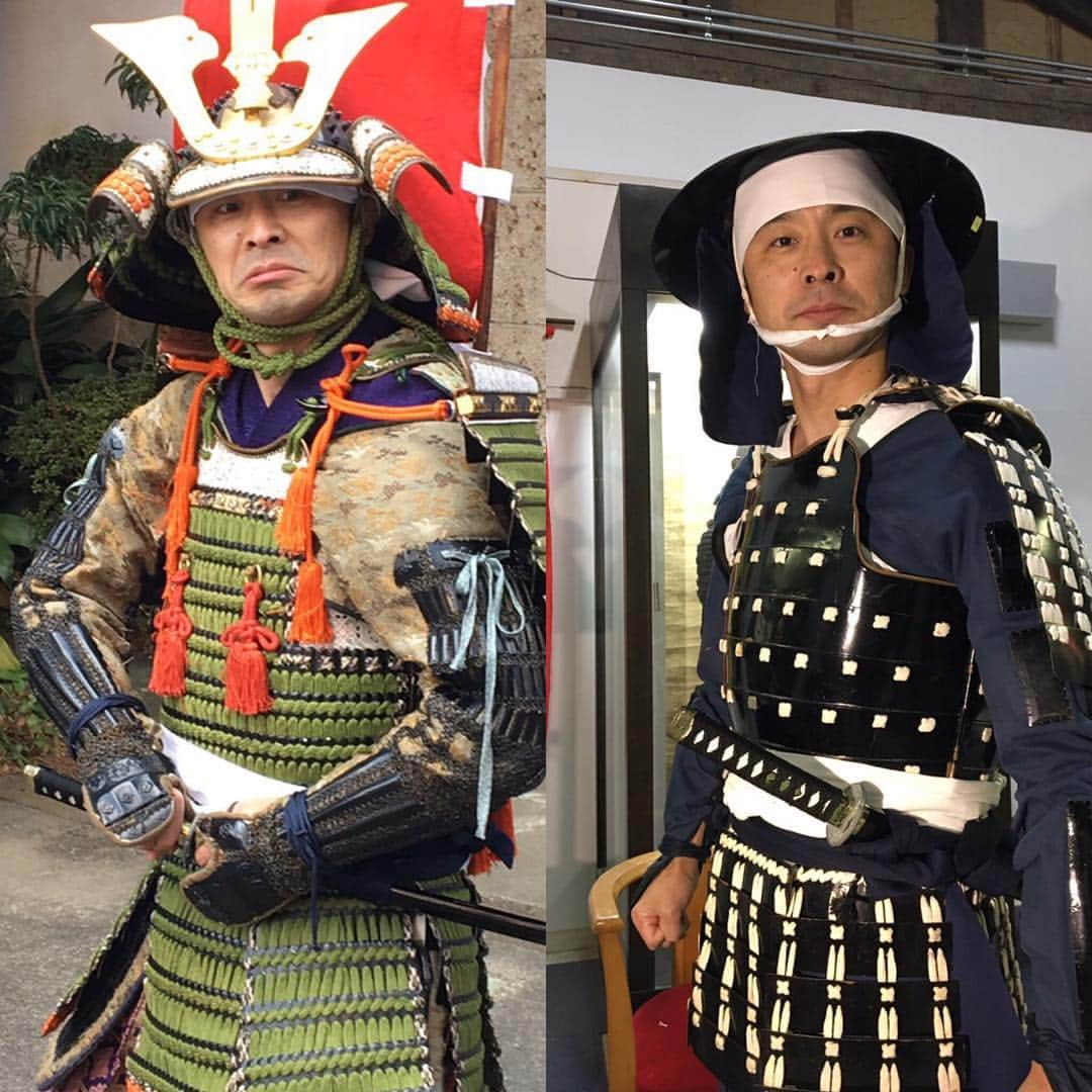 野村浩二さんのインスタグラム写真 - (野村浩二Instagram)「仕事で武将甲冑と足軽甲冑を着させていただきました。 足軽甲冑のが似合うという感想が多かったです。 がんばって、敵将の首を討ち取りたいと思います。」2月19日 16時55分 - nomura_kouji