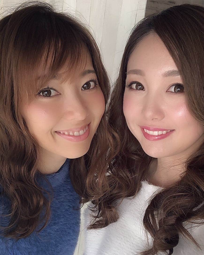 杉山由紀子のインスタグラム：「大好きなみなみと♪ * この時痩せすぎてて顔が鋭いwww * * #撮影 #モデル #サロンモデル #shooting #salon #model #long #style #美容室 #杉山由紀子 #関根みなみ #followme #tokyo #japan」