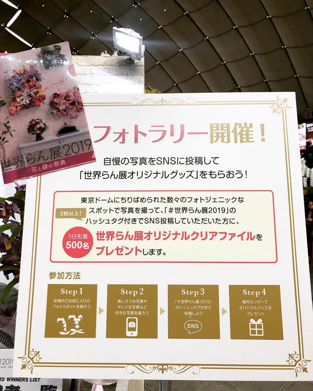 世界らん展日本大賞のインスタグラム