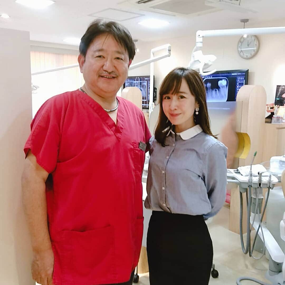 山川恵里佳さんのインスタグラム写真 - (山川恵里佳Instagram)「歯のクリーニング♡ マシーンと手で丁寧にやっていただき歯がチュルリン♡♡ 村岡院長いつもありがとうございます♡ #東上野歯科クリニック#芸能人は歯が命♡#山川恵里佳」2月21日 13時07分 - erika_3_official