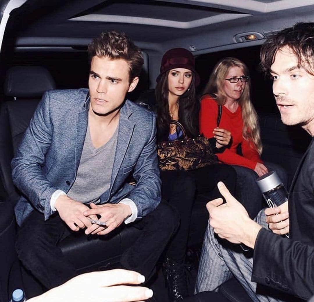 ポール・ウェズレイのインスタグラム：「Came across this true throwback Thursday pic! Must post! @nina @iansomerhalder」