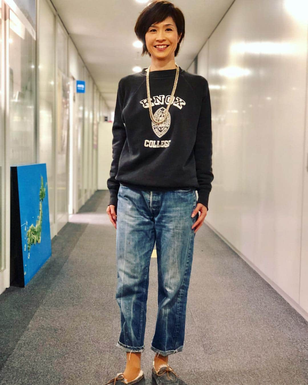 今村涼子さんのインスタグラム写真 - (今村涼子Instagram)「#古着スウェット コレクション スウェット熱がまだまだ治らない！ #ビンテージスウェット #大人古着#リーバイス66##大人古着女子」2月22日 22時51分 - ryoko.imamu