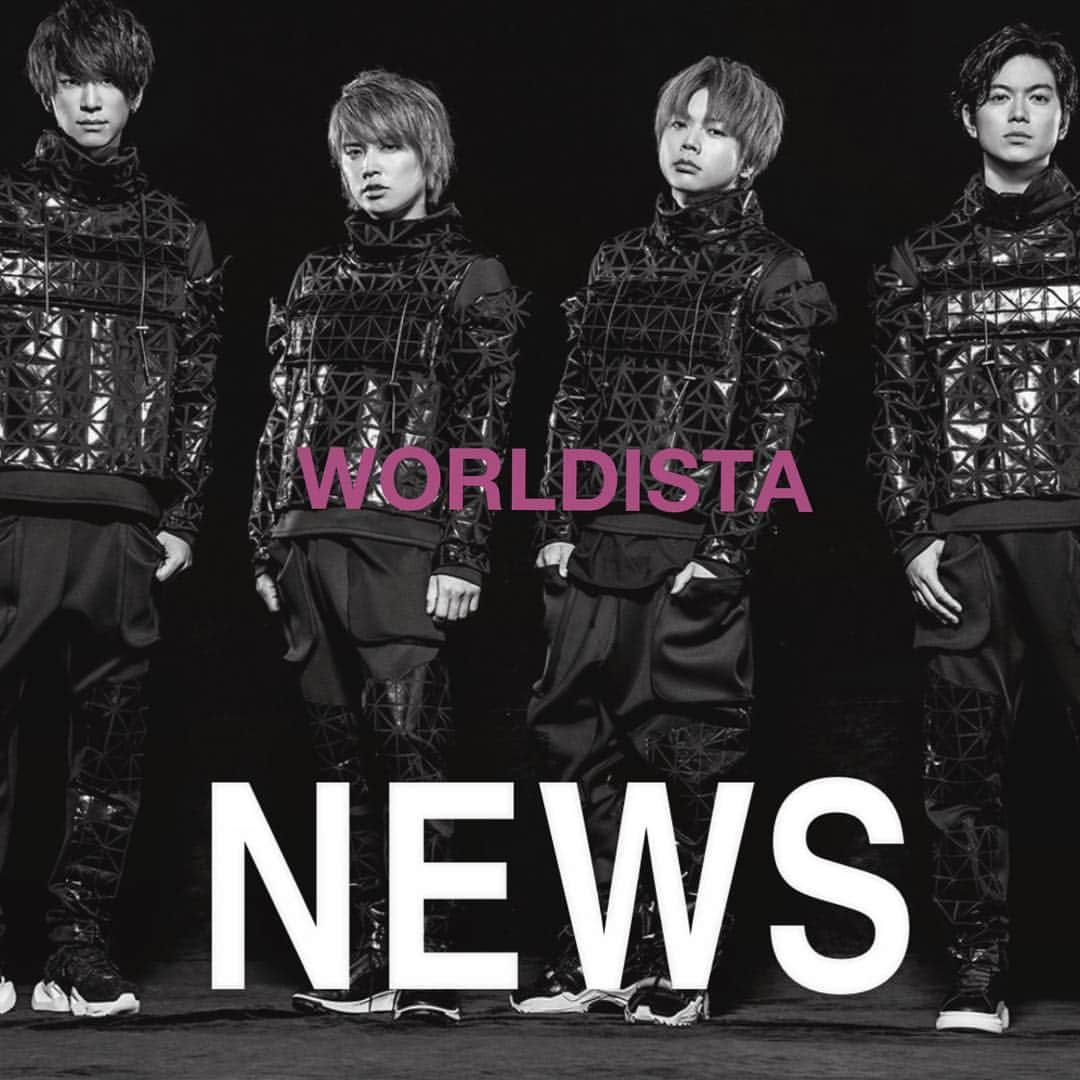 増田貴久ファンアカウントのインスタグラム：「NEWS LIVE TOUR WORLDISTA 2019 . . 今年も勝手に極私的セトリ予想。 . 1.ログインシークエンス 2.WORLDISTA 3.オリエンテーション 4.DEAD END 5.CASINO DRIVE 6.EMMA 7.チャンカパーナ 8.トップガン 9.第一チェックポイント 10.SPIRIT 11.BLUE 12.FIGHTERS.COM 13.DoLLs 14.Going that way 15.夜よ踊れ 16.JUMP AROUND 17.発表会 18.Digital Love 19.インビジブルダンジョン 20.リボン 21.世界 22.Symphony of Dissonance 23.クイズ 24.NEWSICAL 25.サンタのいないクリスマス 26.エンドレス・サマー 27.Bring Back the Summer 28.Mashupメドレー 29.TOP OF THE WORLD 30.生きろ 31.U R not alone 32.weeeek 33.Strawberry 34.エンディング 35. To Be Continue....S . . おもちゃ箱をひっくり返したような、いろんなジャンルの曲を詰め込んだライブツアーになるのかなと思っています☺️ . 個人的にはDigital Love、インビジブルダンジョン、トップガン、増田さんソロが楽しみです♥️ あと、アルバムタイトルにかけてTOP  OF THE WORLD！！これ好きなんです🥰 衣装も絶対かっこいい🥺 早く生で聴きたい♥️ #増田貴久」