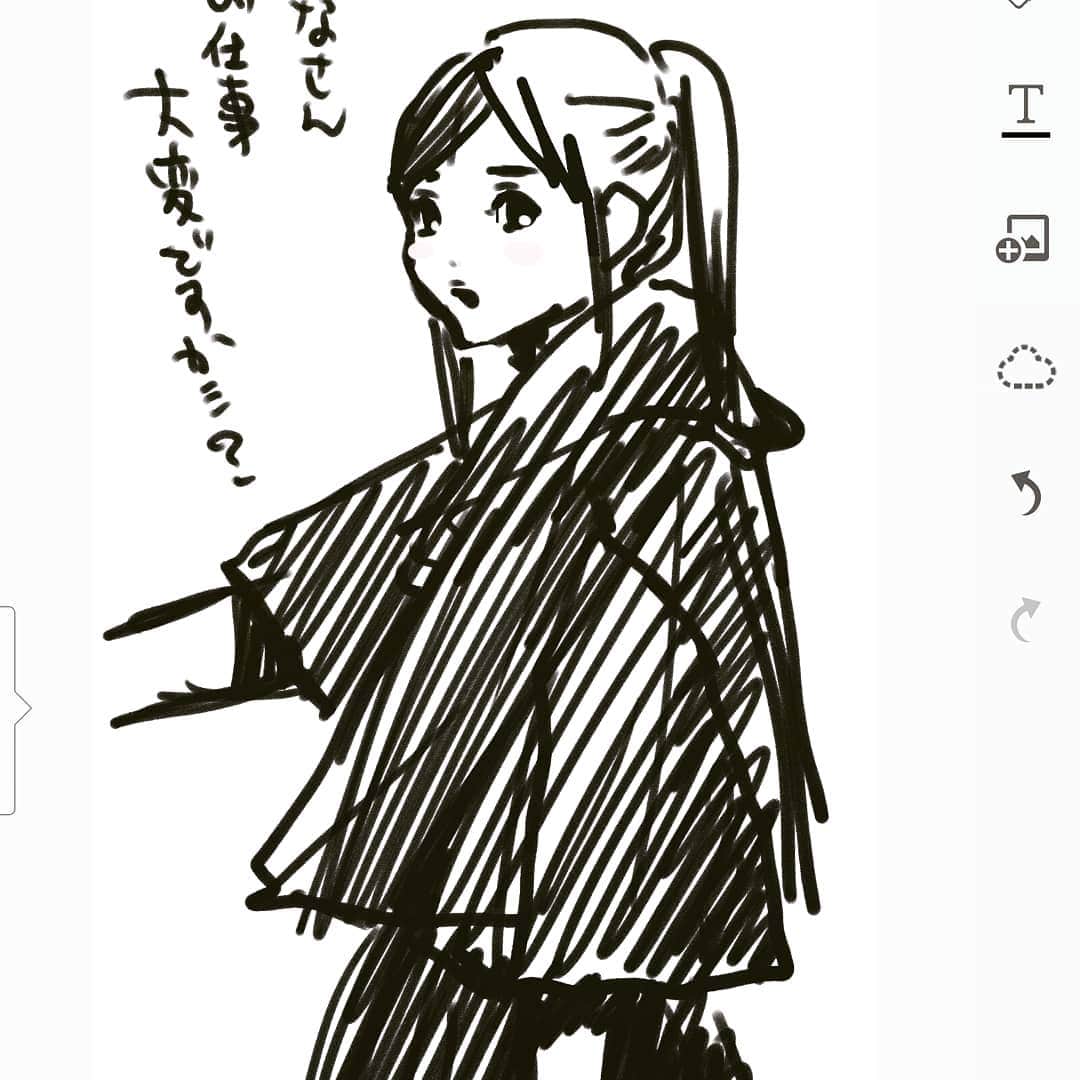 宮崎摩耶のインスタグラム：「落書き　#落書き」