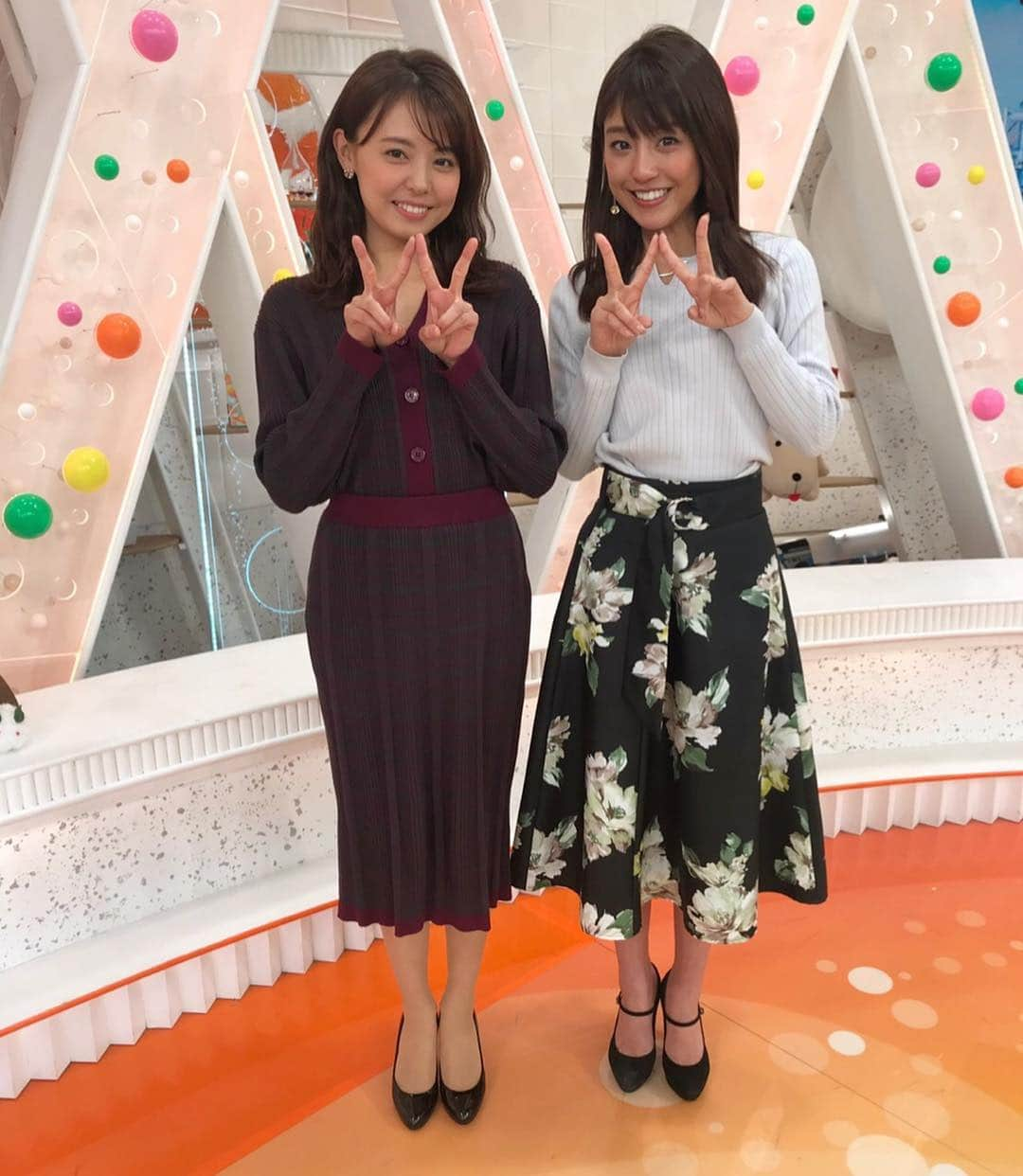 宮澤智さんのインスタグラム写真 - (宮澤智Instagram)「★ めざど終わり まきちゃんと☺️💕 #めざましどようび #岡副麻希 ちゃん #大学の後輩 #学部も一緒でした」2月23日 13時10分 - tomo.miyazawa